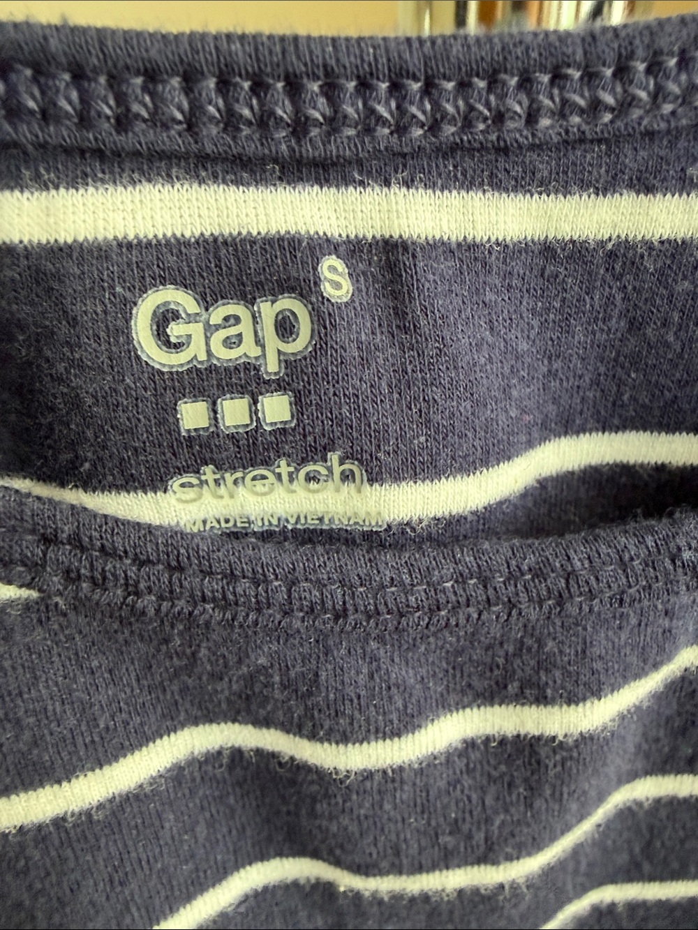 GAP Navy and White Striped Tank - Picture 2 of 4